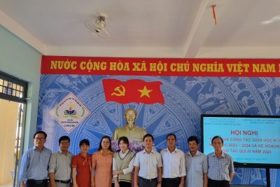 HỘI NGHỊ ĐÁNH GIÁ CÔNG TÁC GIỮA HỌC KỲ I, NĂM HỌC 2023-2024 VÀ KẾ HOẠCH THỰC HIỆN CÔNG TÁC NHIỆM VỤ TRỌNG TÂM QUÝ IV/2023